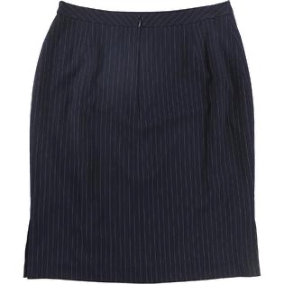 Tahari Womens Pinstripe Pencil Skirt Size 16 - Picture 3 of 3